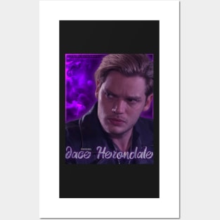 Shadowhunters - Jace Herondale - Purple Smoke Posters and Art